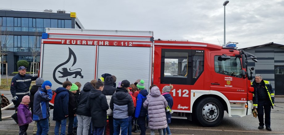 Besuch bei der Feuerwehr