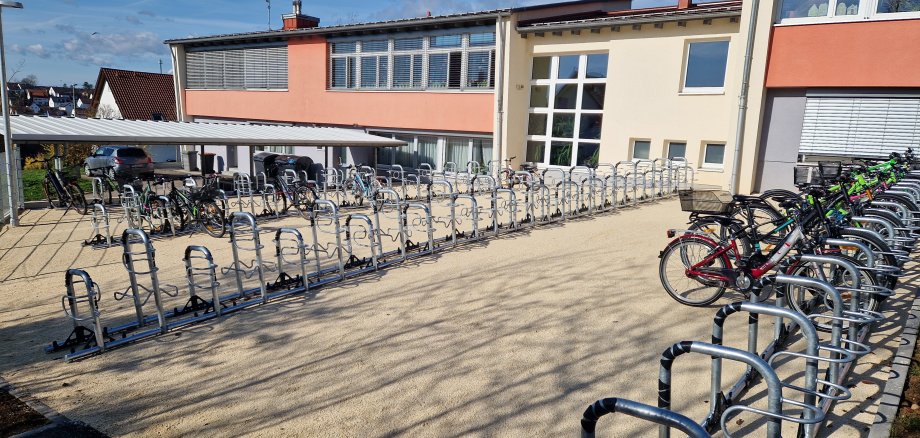 Neue Fahrradabstellanlage