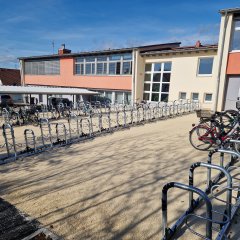 Neue Fahrradabstellanlage