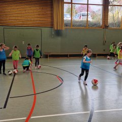 Mädchen-Fußballtraining