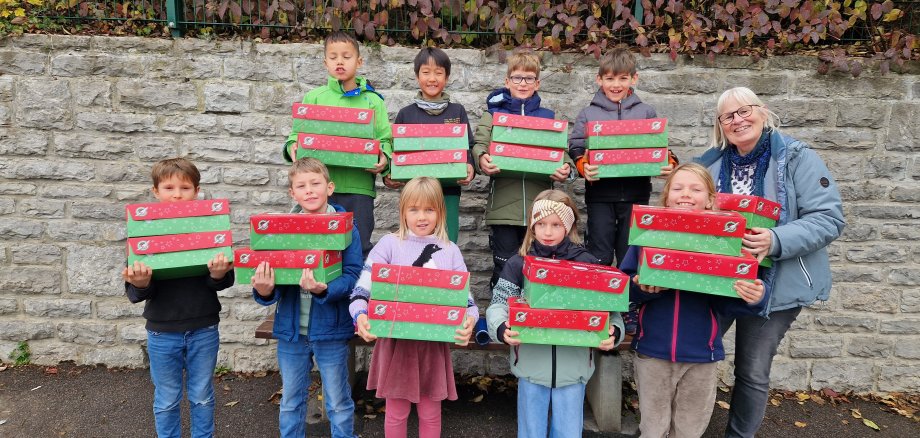 Weihnachten im Schuhkarton